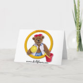 Carte Petits ours fantôme et sorcière (Dos)