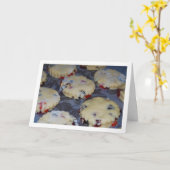 Carte Petits pains aux fruits rouges (Fleur jaune)