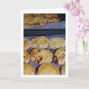 Carte Petits pains chauds aux baies rouges