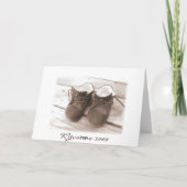 Carte Petits Souliers Marron (Dos)