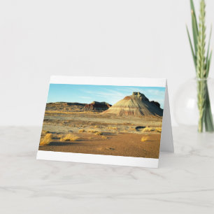 Carte Petrified Forest Desert Arizona Paysage Photo