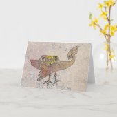 Carte Petroglyph, objet volant non identifié (Fleur jaune)