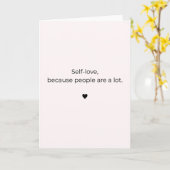 Carte Petty Valentine - Les gens sont beaucoup (Fleur jaune)