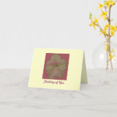 Carte Petunia (Fleur jaune)