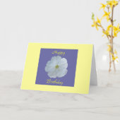 Carte Petunia blanc (Fleur jaune)