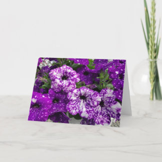 Carte Petunias