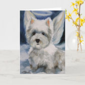 Carte peu d'ange (Fleur jaune)