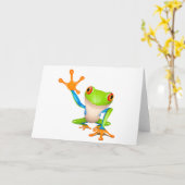 Carte Peu de grenouille d'arbre (Fleur jaune)