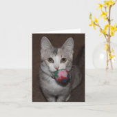 Carte Peu de petit pain (carte de note) (Fleur jaune)