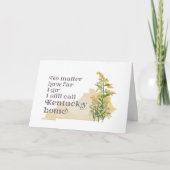 Carte Peu importe jusqu'où je vais J'appelle toujours Ke (Devant)