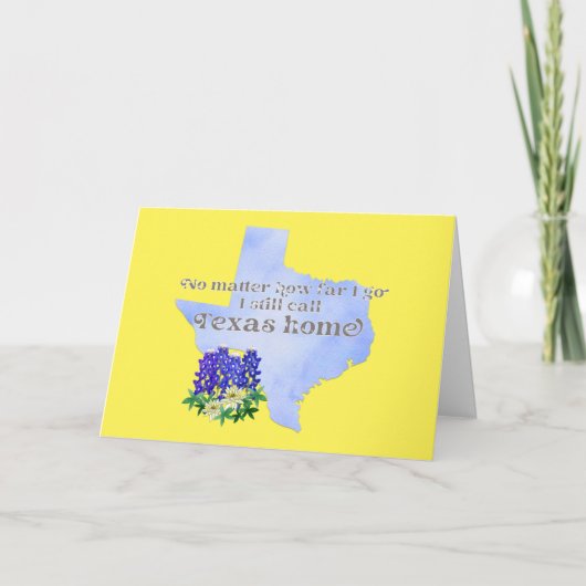 Carte Peu importe jusqu'où je vais J'appelle toujours Te (Devant)