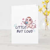 Carte Peu mais bruyant (Fleur jaune)