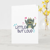 Carte Peu mais bruyant (Fleur jaune)