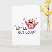 Carte Peu mais bruyant (Fleur jaune)