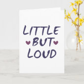 Carte Peu mais bruyant (Fleur jaune)