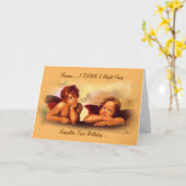 Carte Peut-Être Oublié Anniversaire : Angel Cherubs : Mi (Fleur jaune)