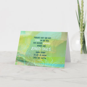 Carte Peut-être que les étoiles sont nos êtres aimés