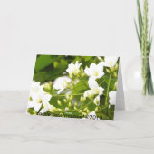 Carte Peut fleurir des salutations de Tout-Occasion de (Dos)