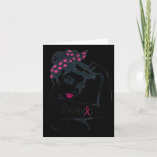 Carte Peut le guérir Rosie Riveter Cancer du sein Surviv