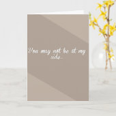 Carte Peut ne pas être (Fleur jaune)