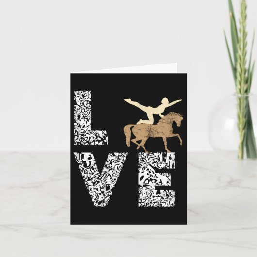 Carte Pferdesport Reitsport Pferdenarr Vaulting Horses A (Devant)