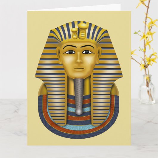 Carte Pharaoh Bust (Fleur jaune)