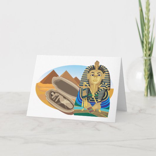 Carte Pharaon égyptien (Devant)