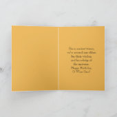 Carte Pharaon Joyeux Humour d'anniversaire (Intérieur)