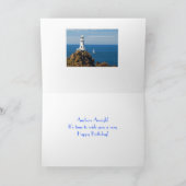 Carte Phare blanc (carte d'anniversaire) (Intérieur)