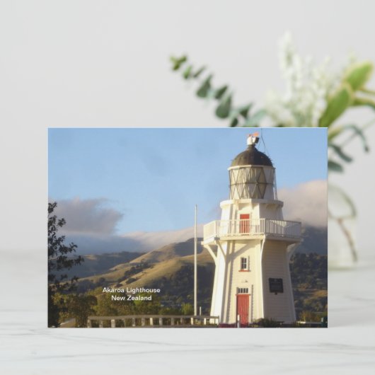 Carte Phare d'Akaroa (Debout devant)