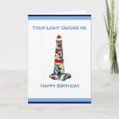 Carte Phare d'anniversaire (Devant)