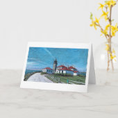 Carte Phare de Beavertail en Jamestown, RI (Fleur jaune)