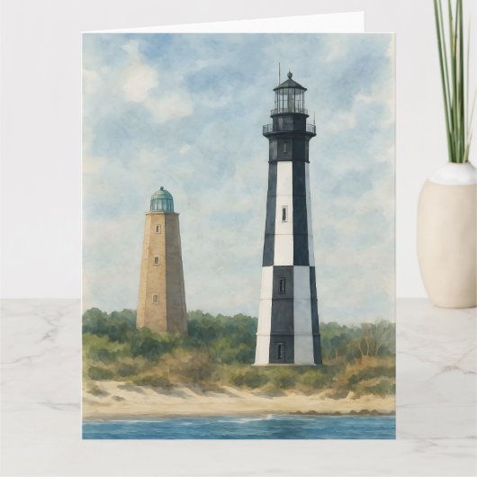 Carte Phare de Cape Henry (Devant)
