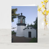 Carte Phare de Cape Meares, OU (Fleur jaune)