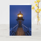 Carte Phare de Marshall Point, Maine (Fleur jaune)