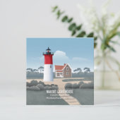 Carte Phare de Nauset (Debout devant)