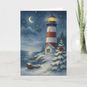 Carte phare de Noël (Devant)