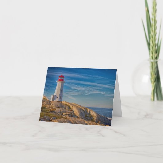 Carte Phare de Peggy's Cove (Devant)