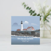 Carte Phare de Portland Head (Debout devant)