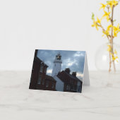 Carte Phare de Southwold la nuit (Fleur jaune)
