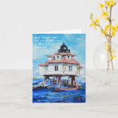 Carte Phare de Thomas Point Psaume 43:3 (Fleur jaune)