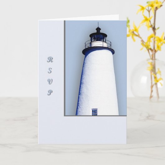 Carte Phare d'Ocracoke (Fleur jaune)