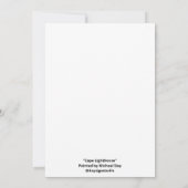 Carte Phare du Cap (Dos)