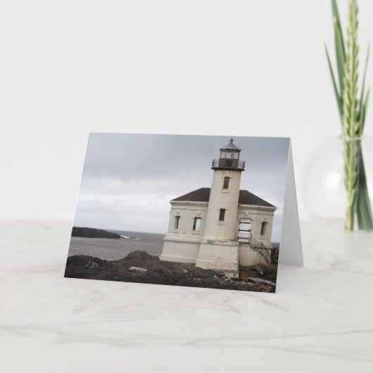 Carte Phare en bord de mer (Devant)