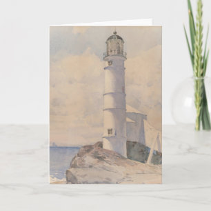Carte Phare, île des Chaussures   Childe Hassam