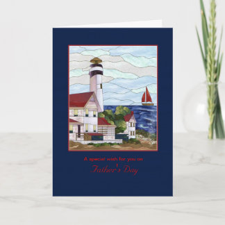 Carte Phare Nautique Scène extérieure - Fête des pères