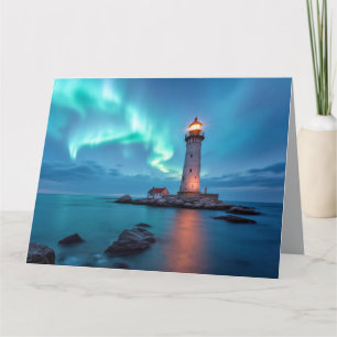 Carte Phare Océan Aurora Mer Côte côtière