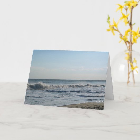 Carte Phare Ocean Waves (Fleur jaune)