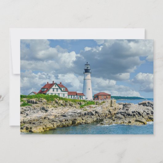 Carte Phare, Portland, Maine (Devant)