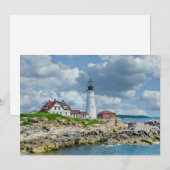 Carte Phare, Portland, Maine (Devant / Derrière)